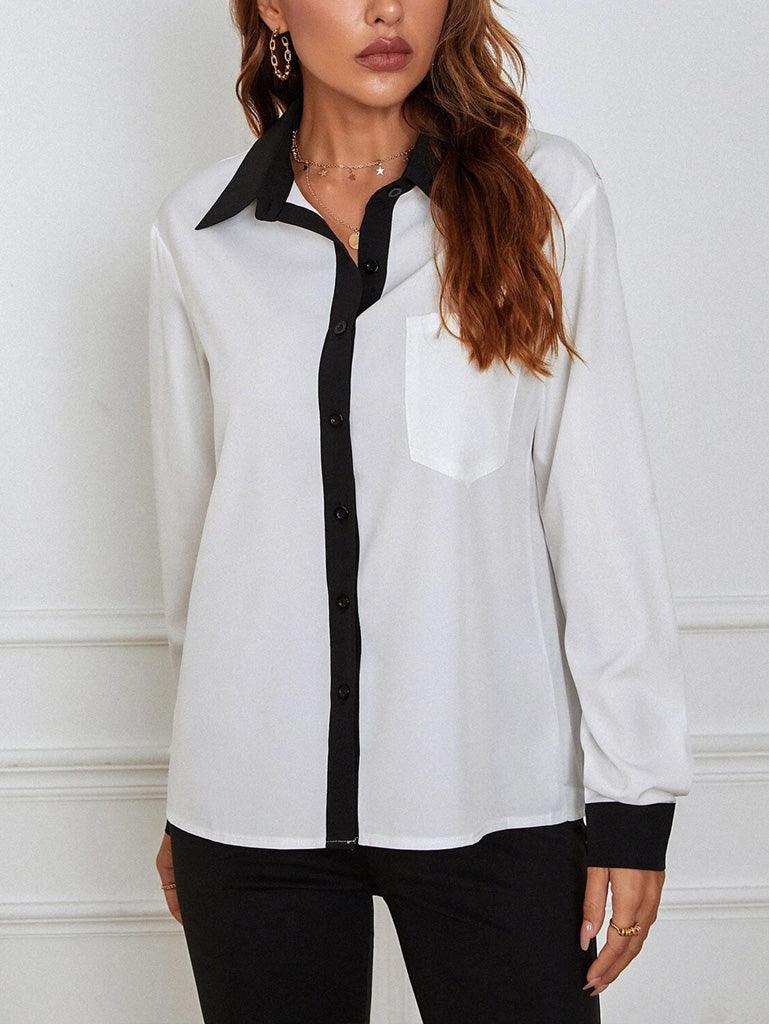 Blusa blanca cheap cuello sport mujer