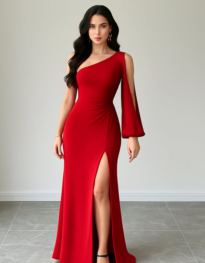 Vestido Francés Elegante y Sexy con Abertura Lateral - LIZAPONS