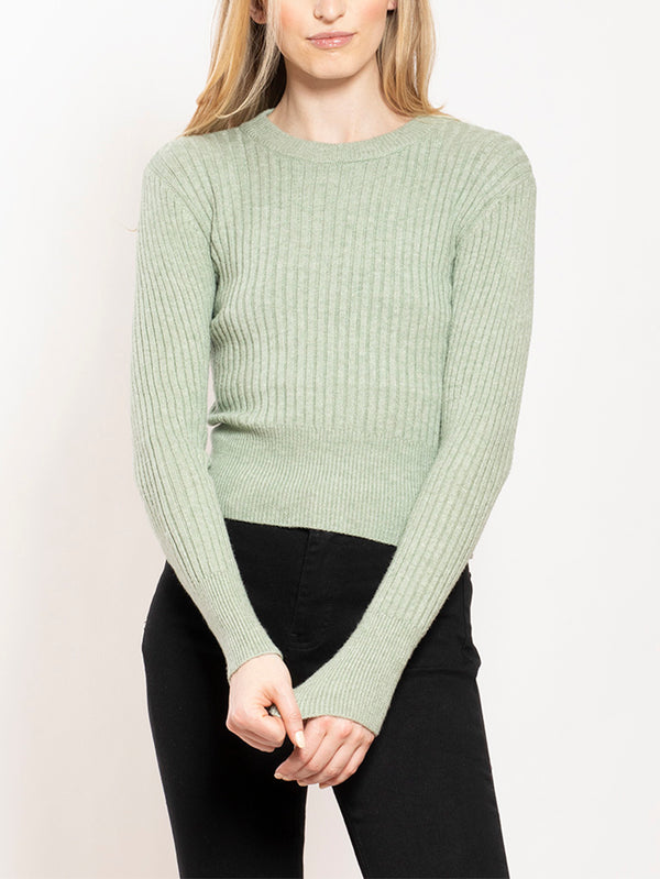Suéter cuello redondo y manga larga - Liza Pons