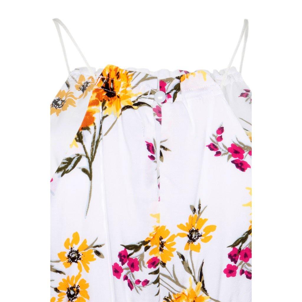 Blusa de maternidad sin manga con tirante de corte imperio - Liza Pons