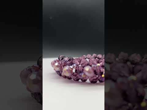 Pulsera de cristal con cierre tipo langosta - Liza Pons