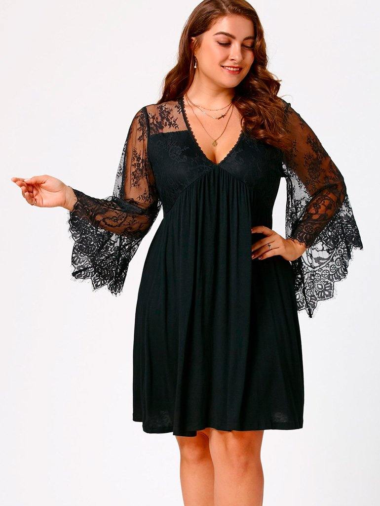 Vestidos corte sales imperio tallas grandes